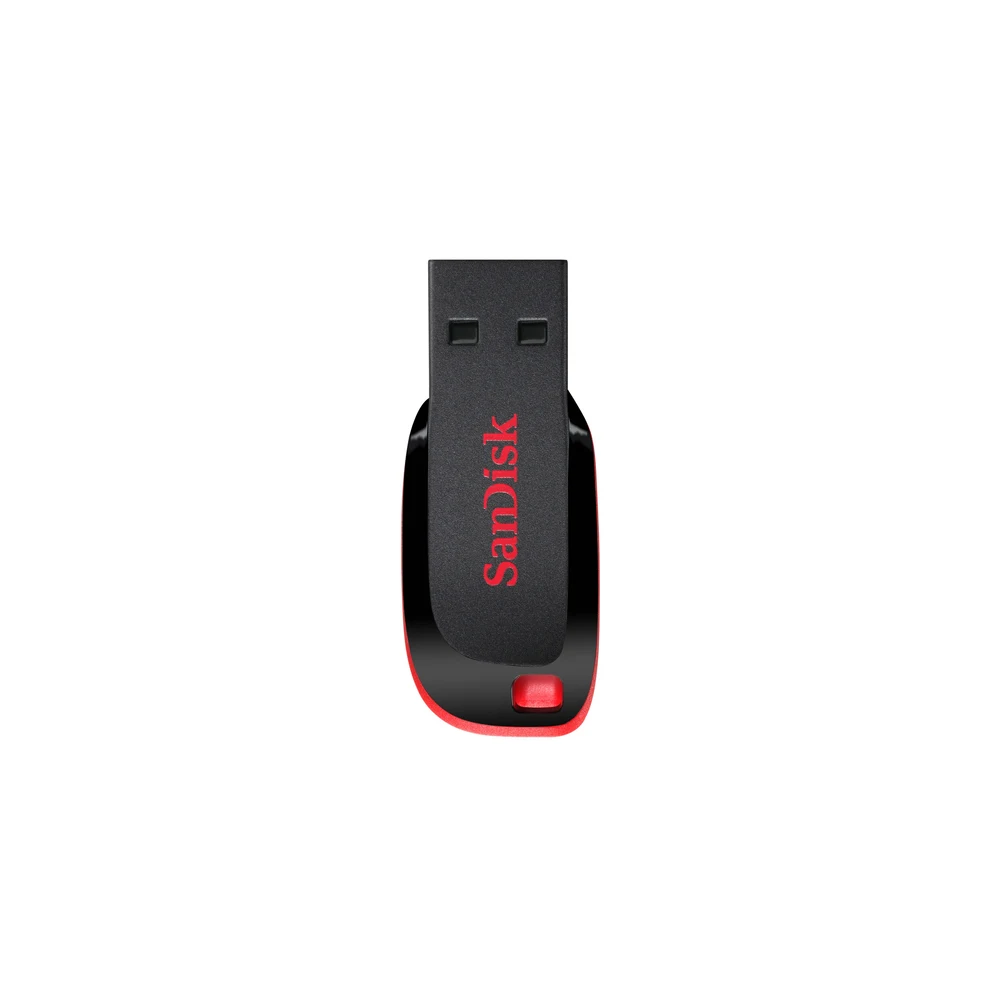 SanDisk Cruzer Blade - USB flash drive - 128 GB - USB - black, red