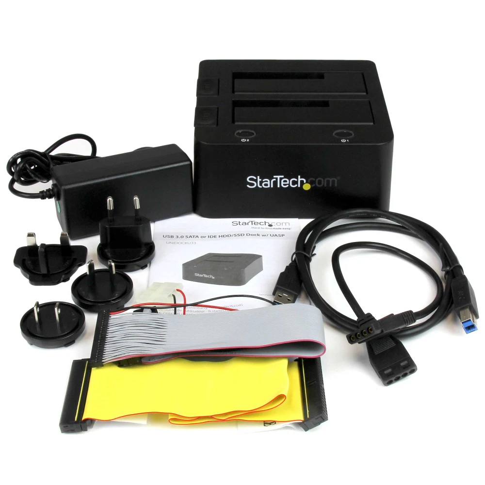 Startech USB 3.0 UNIVERSAL HDD DOCK - 2.5/3.5IN SATA + IDE - UASP