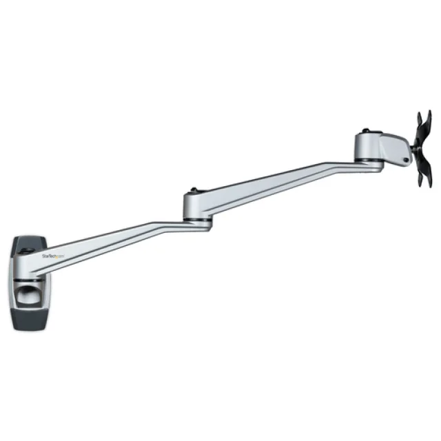 Startech Wall Mount Monitor Arm, Articulating Ergonomic VESA Wall Mount Monitor Arm, 20" (52cm) Long , Single 34" Display up to 30.9lb/14kg, Swivel/Tilt/Rotate, Adjustable Screen Mount - Cable Management clips (ARMWALLDSLP) - Bracket - adjustable arm - fo