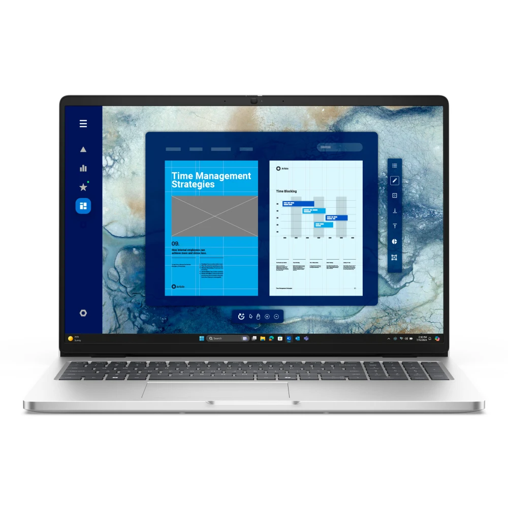 Dell Pro 16 PC16250 - Intel Core Ultra 5 - 235U / up to 4.9 GHz - vPro Enterprise - Win 11 Pro - Intel Graphics - 16 GB RAM - 512 GB SSD NVMe - 16" IPS 1920 x 1200 (Full HD Plus) - Gigabit Ethernet - Wi-Fi 6E - platinum silver - BTS - with 1 Year Basic On