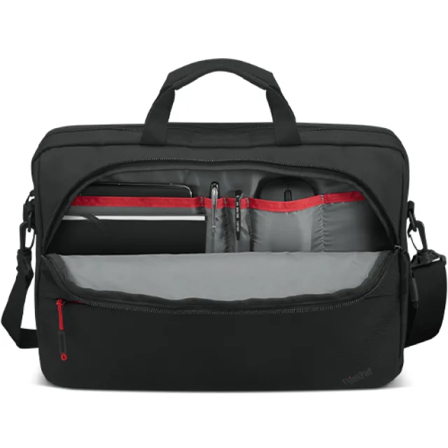 Lenovo ThinkPad Essential Topload (Eco) - Notebook carrying case - 16" - black with red accents