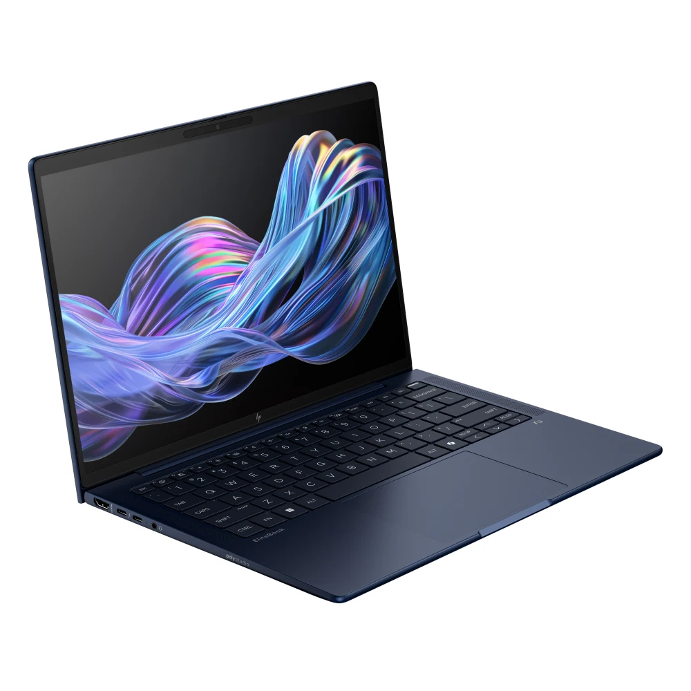 HP EliteBook X G1i Notebook Next Gen AI - Copilot+ PC - Intel Core Ultra 5 - 226V / up to 4.5 GHz - Win 11 Pro - Intel Arc Graphics - 16 GB RAM - 512 GB SSD NVMe - 14" IPS 2560 x 1600 (2.5K) @ 120 Hz - NFC, Wi-Fi 7, Bluetooth - atmospheric blue - kbd: UK