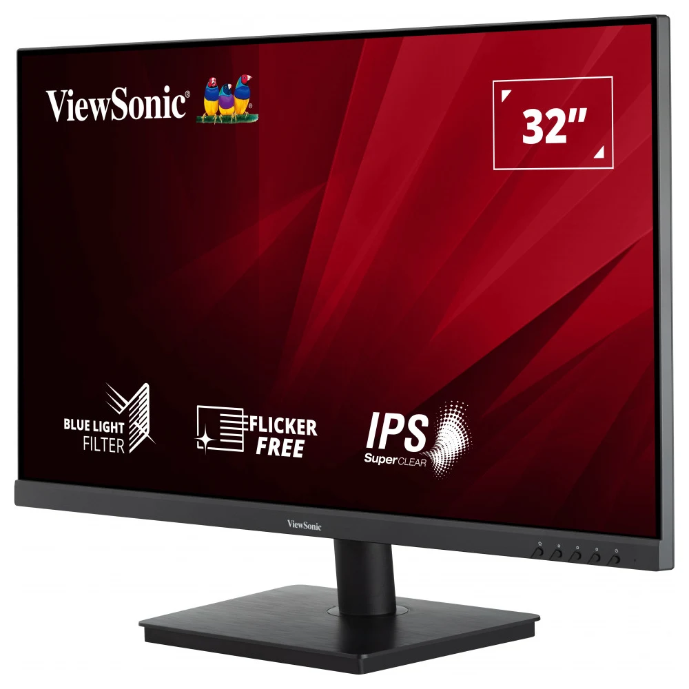 Viewsonic VA3209-MH 32 Inch IPS  Frameless Monitor, 75Hz, 4ms, VGA, HDMI, HD, Full HD 1080p, Built-In Speakers, VESA