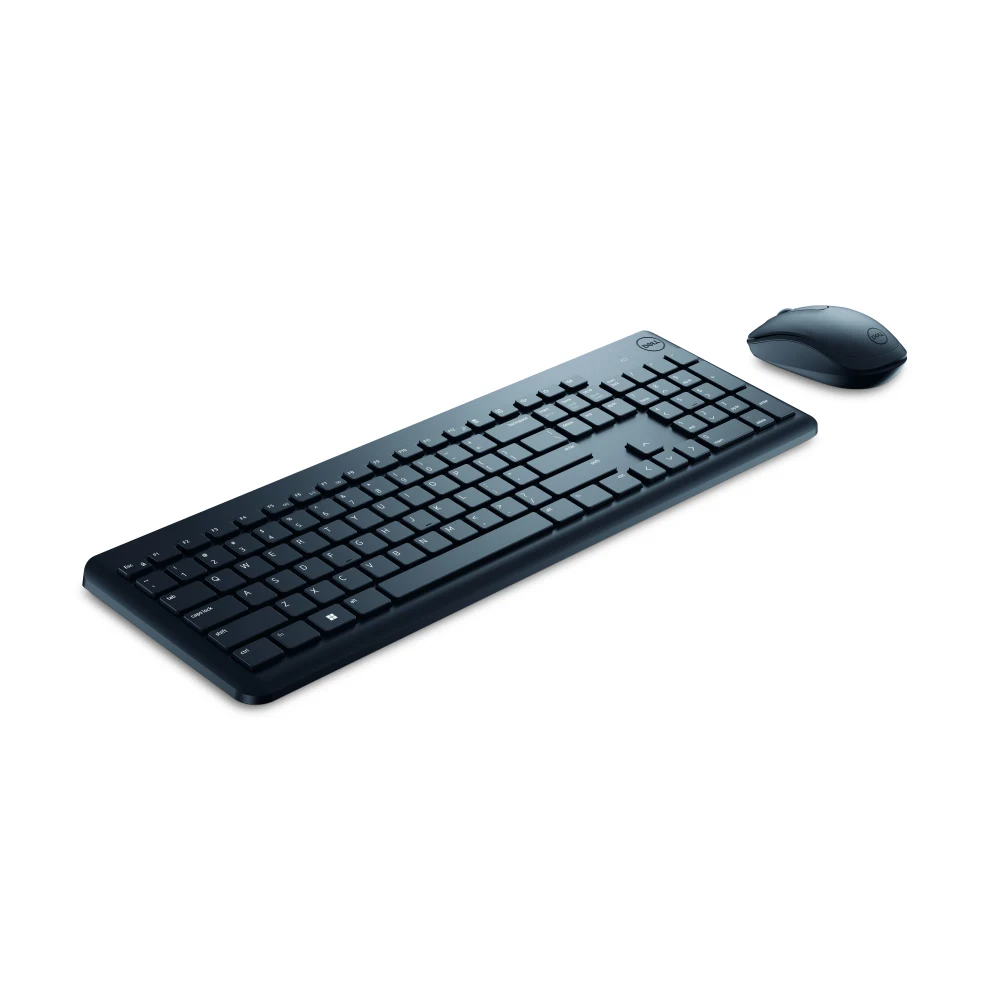 Dell Keyboard and Mouse KM3322W - Keyboard and mouse set - wireless - 2.4 GHz - QWERTY - UK - black - with 3 years NBD Advance Exchange