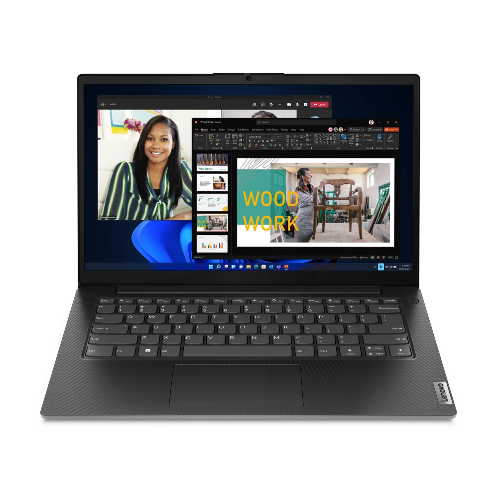 Lenovo V14 G4 83FG001AUK Laptop, 14 Inch Full HD 1080p Screen, AMD Ryzen 5 5500U, 8GB RAM, 512GB SSD, AMD Radeon Graphics, Windows 11 Home