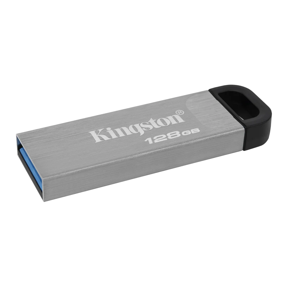 Kingston DataTraveler Kyson 128GB USB 3.2 Capless Metal USB Flash Drive