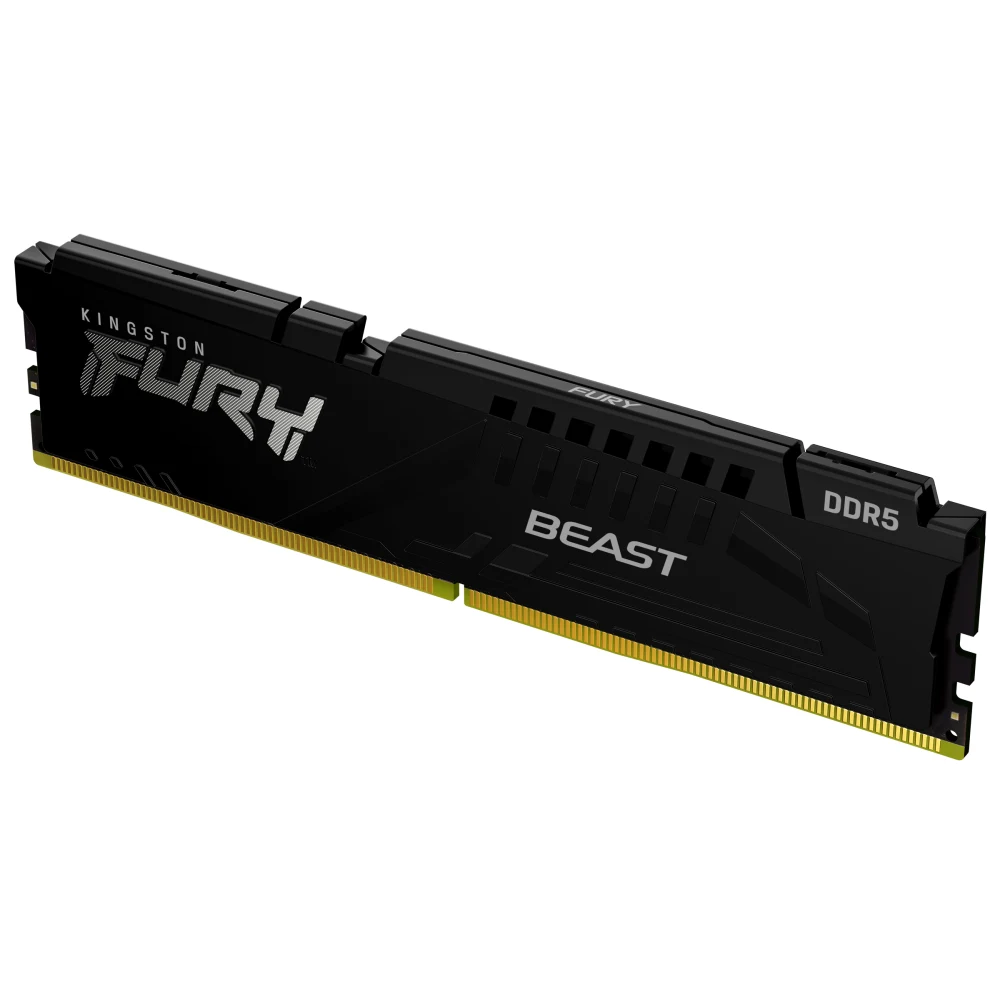 Kingston FURY Beast KF556C36BBE-16 16GB (1x 16GB) DIMM System Memory, 5600MHz, DDR5, CL36, Black, Intel XMP, AMD EXPO