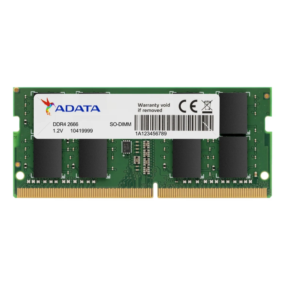 ADATA Premier AD4S266616G19-SGN 16GB (1x 16GB) SODIMM System Memory, 2666MHz, DDR4, CL19