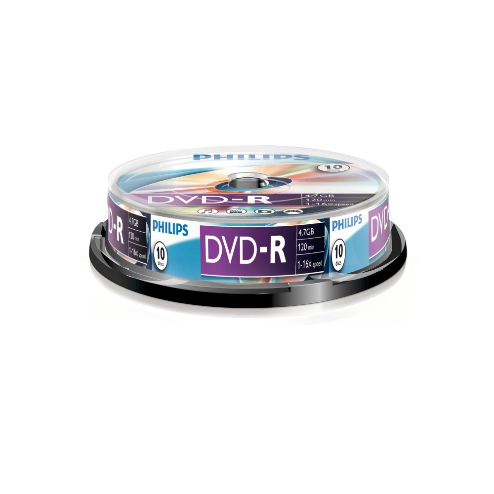 Philips DVD-R 16X 10 PK Spindle