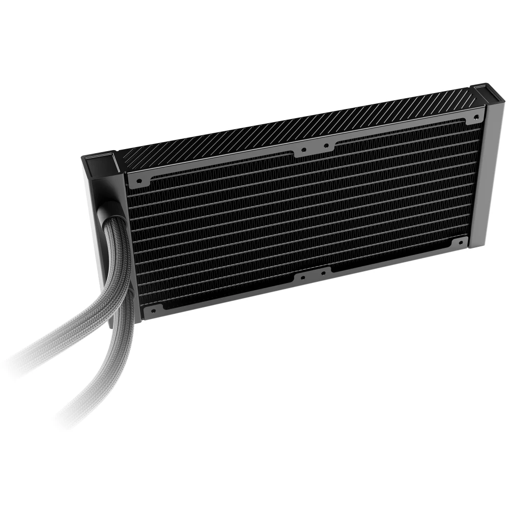 be quiet! Light Loop 240mm Liquid Cooler - High-Performance ARGB All-in-One Water Cooling System with Dual Light Wings LX PWM Fans