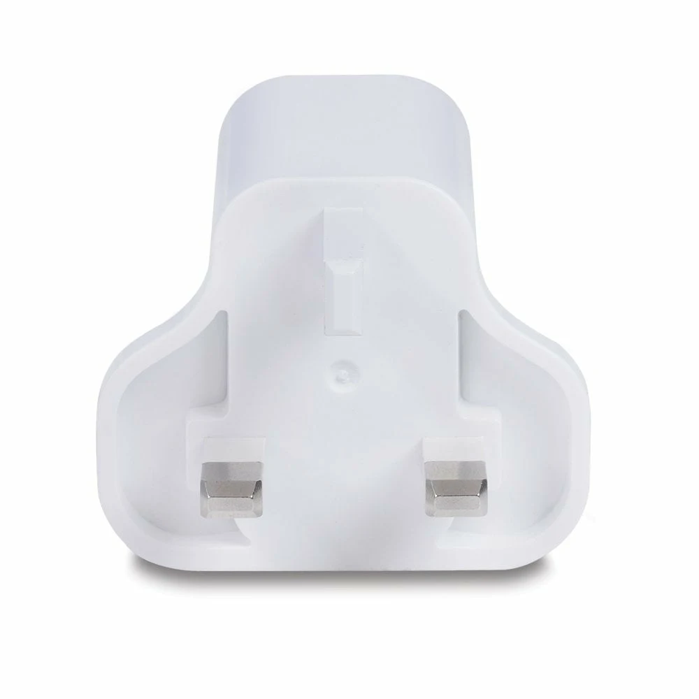 LINDY 73425 30W USB Type A & C Charger UK Plug, 3A, Power Delivery 3.0 + PPS, 2 Output Connectors (USB, 24 pin USB-C), White