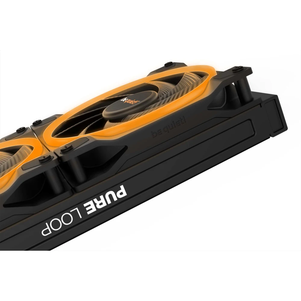 be quiet! Light Wings PWM High Speed Addressable RGB Fan, 140mm, 2200RPM, 4-Pin PWM Fan & 3-Pin ARGB Connectors, Black Frame, Black Blades, ARGB Lighting on Front & Rear