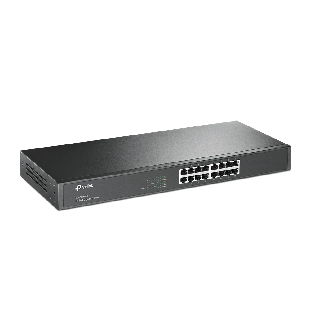 TP-Link TL-SG1016 16-Port Metal Gigabit Rackmount Network Switch