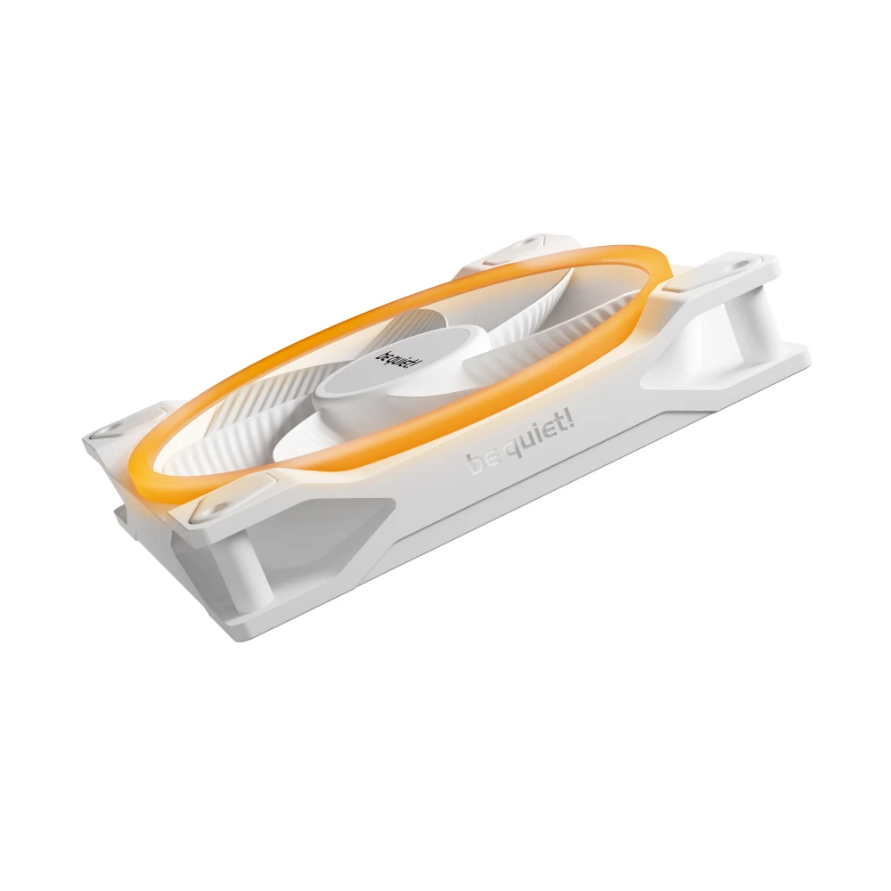 be quiet! Light Wings 140mm PWM Reverse, White, ARGB Lighting, Ultra-Quiet Operation Max 25.5dB(A), High Airflow, 60,000 Hours