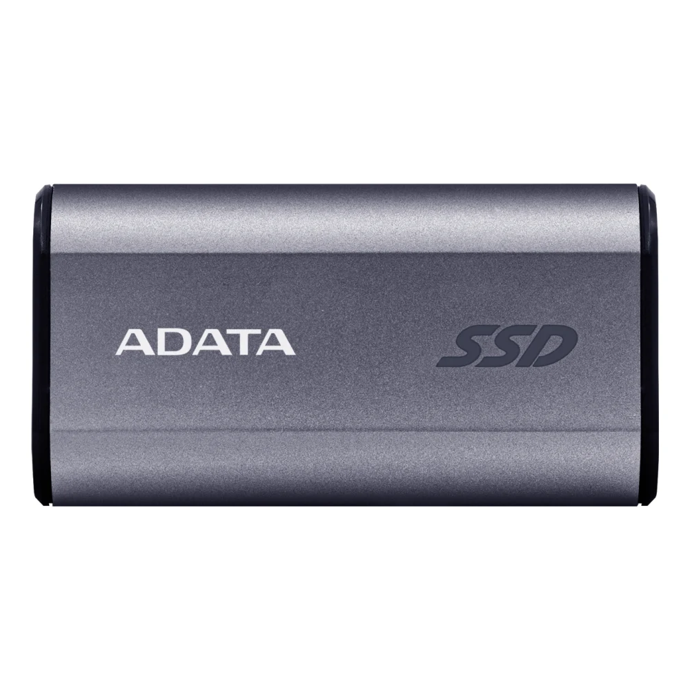 ADATA SC750 (SC750-1000G-CCBK) 1TB USB-C Portable SSD USB 3.2 Gen 2 Up to 1000 MB/s Black Titanium Compatible with Windows, iOS, Android, PlayStation, XBox & Handheld Consoles