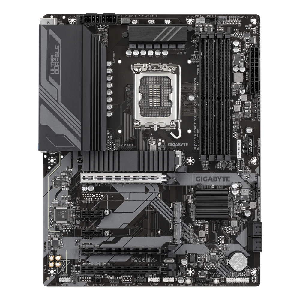 Gigabyte Z790 D Ultra Durable Intel 1700 Socket Motherboard, ATX, 4x DDR5 Slots, 3x M.2 Sockets, 2.5GbE LAN, 1x DisplayPort / 1x HDMI Port