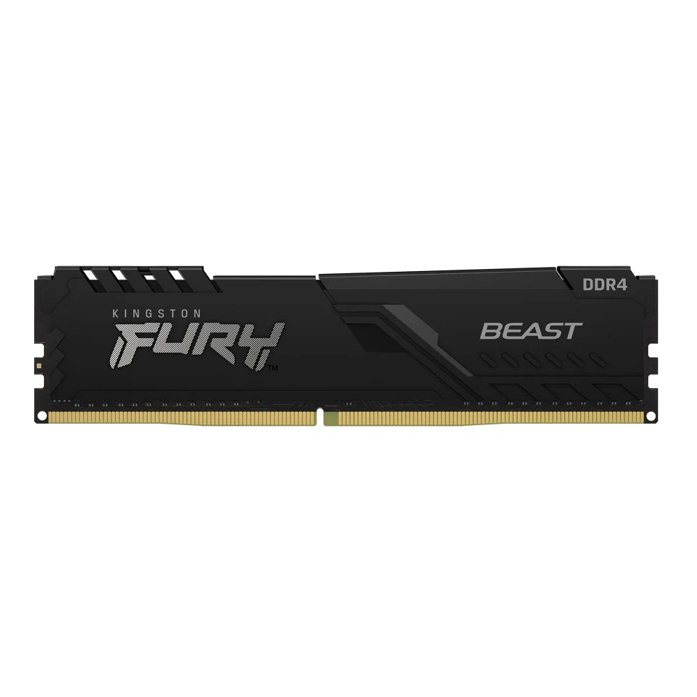 Kingston FURY Beast KF432C16BB/32 32GB (1x 32GB) DIMM System Memory, 3200MHz, DDR4, CL16, Black, Intel XMP