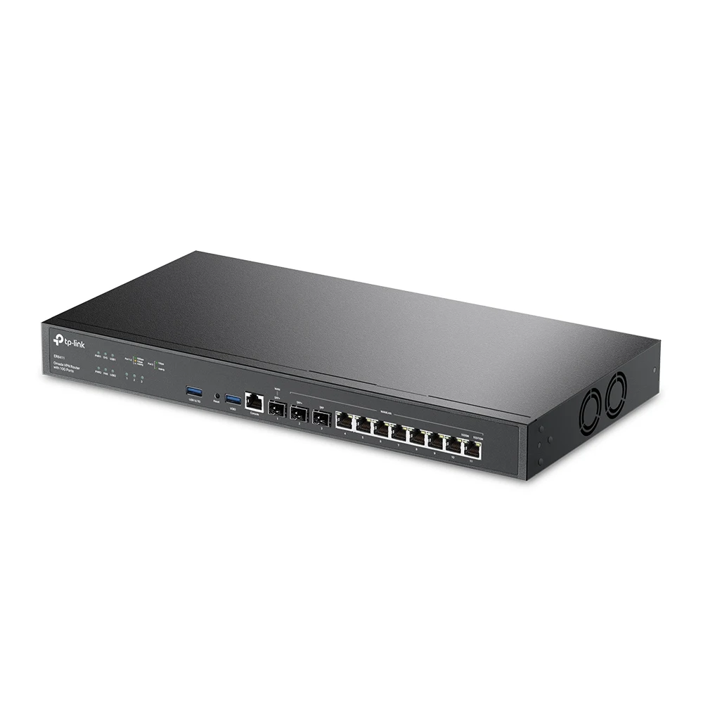 TP-Link Omada ER8411 VPN Router with 10G Ports