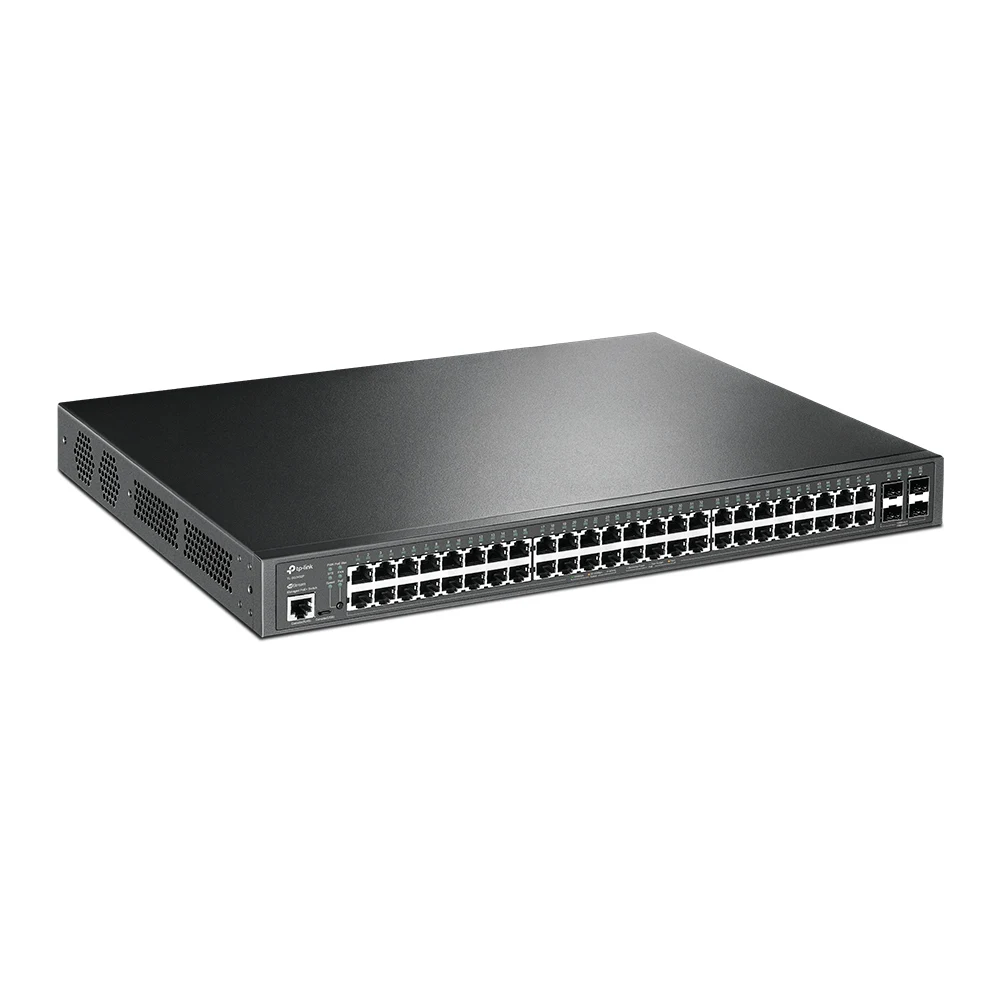 TP-Link JetStream TL-SG3452 48-Port Metal Gigabit L2 Managed Switch with 4 SFP Slots