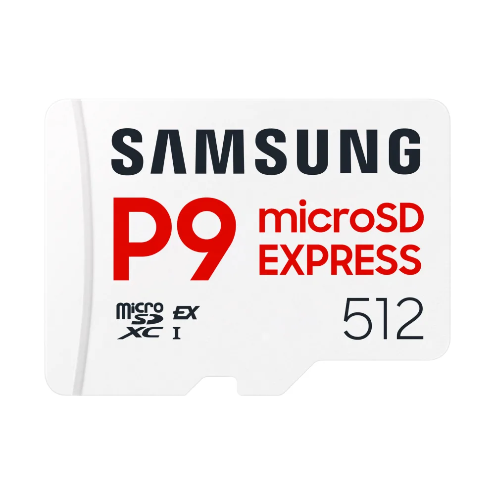 Samsung P9 Express MB-MK512T - Flash memory card - 512 GB - A1 / Video Class V30 / UHS-I U3 - microSDXC Express