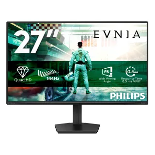 Philips Evnia 3000 27M2N3500NF - LED monitor - gaming - 27" - 2560 x 1440 QHD @ 144 Hz - IPS - 1500:1 - HDR10 - 0.5 ms - HDMI, DisplayPort - charcoal