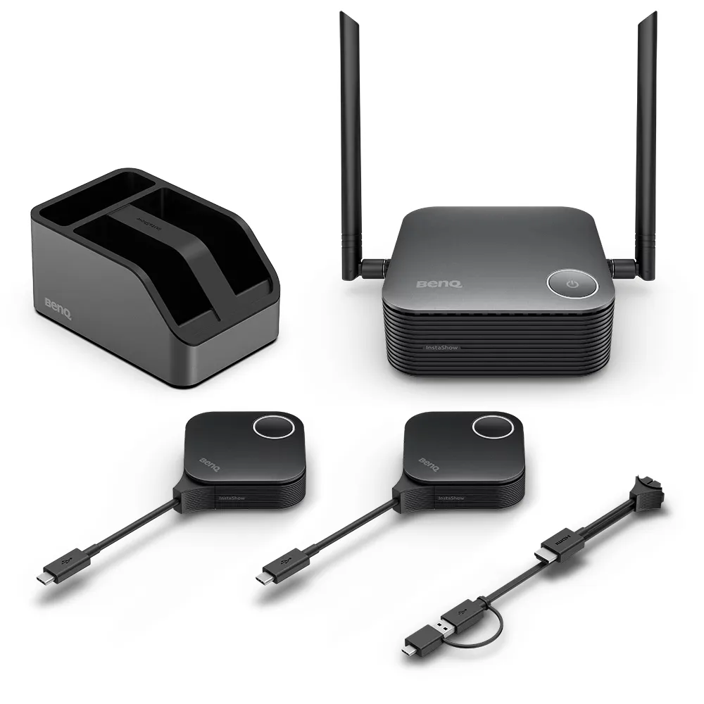 BenQ InstaShow WDC25 - For Huddle & Large Rooms - video conferencing kit (InstaShow receiver, 2 InstaShow buttons)
