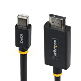 Startech - Adapter cable - Mini DisplayPort male to HDMI male - 2 m - black - active, 4K60Hz support
