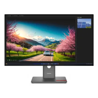 Lenovo ThinkVision P32UD-40 - LED monitor - 32" (31.5" viewable) - 3840 x 2160 4K @ 120 Hz - IPS - 350 cd/m² - 1500:1 - HDR10 - 4 ms - 2xThunderbolt 4, 2xDisplayPort, HDMI, USB-C - raven black
