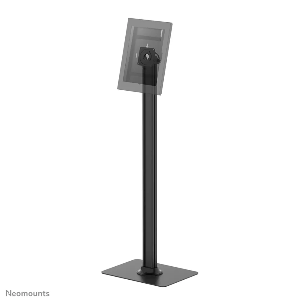 Neomounts - Stand - for tablet - steel - black - mounting interface: 75 x 75 mm - floor-standing
