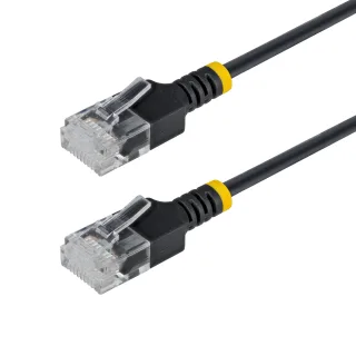 2m Black Ultra Slim CAT6a Cable
