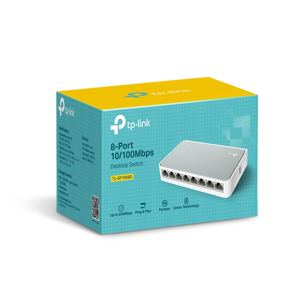 TP-Link TL-SF1008D 8-port 10/100M mini Desktop Switch