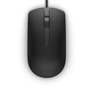 Dell MS116 - Mouse - optical - 2 buttons - wired - USB - black
