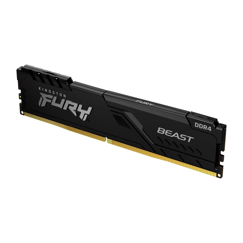 Kingston FURY Beast - DDR4 - module - 32 GB - DIMM 288-pin - 3200 MHz / PC4-25600 - CL16 - 1.35 V - unbuffered - non-ECC - black