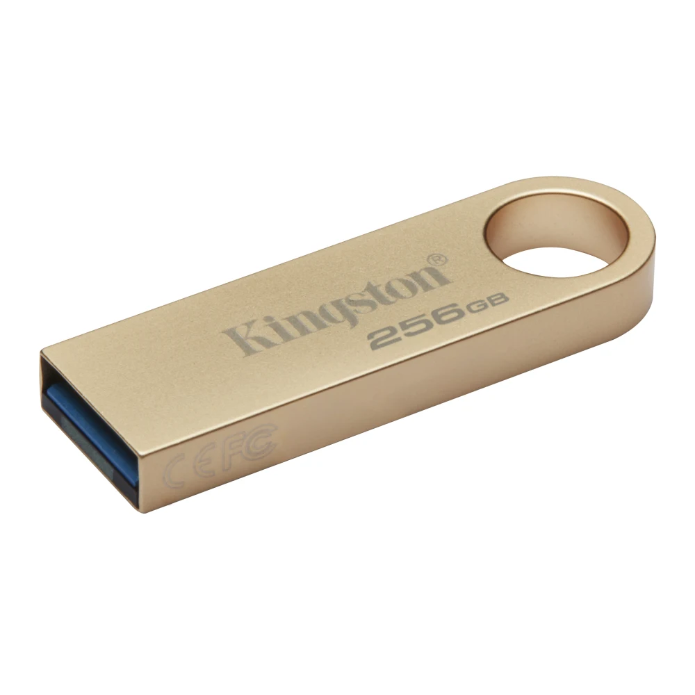 Kingston DataTraveler SE9 G3 - USB flash drive - 256 GB - USB 3.2 Gen 1 - gold