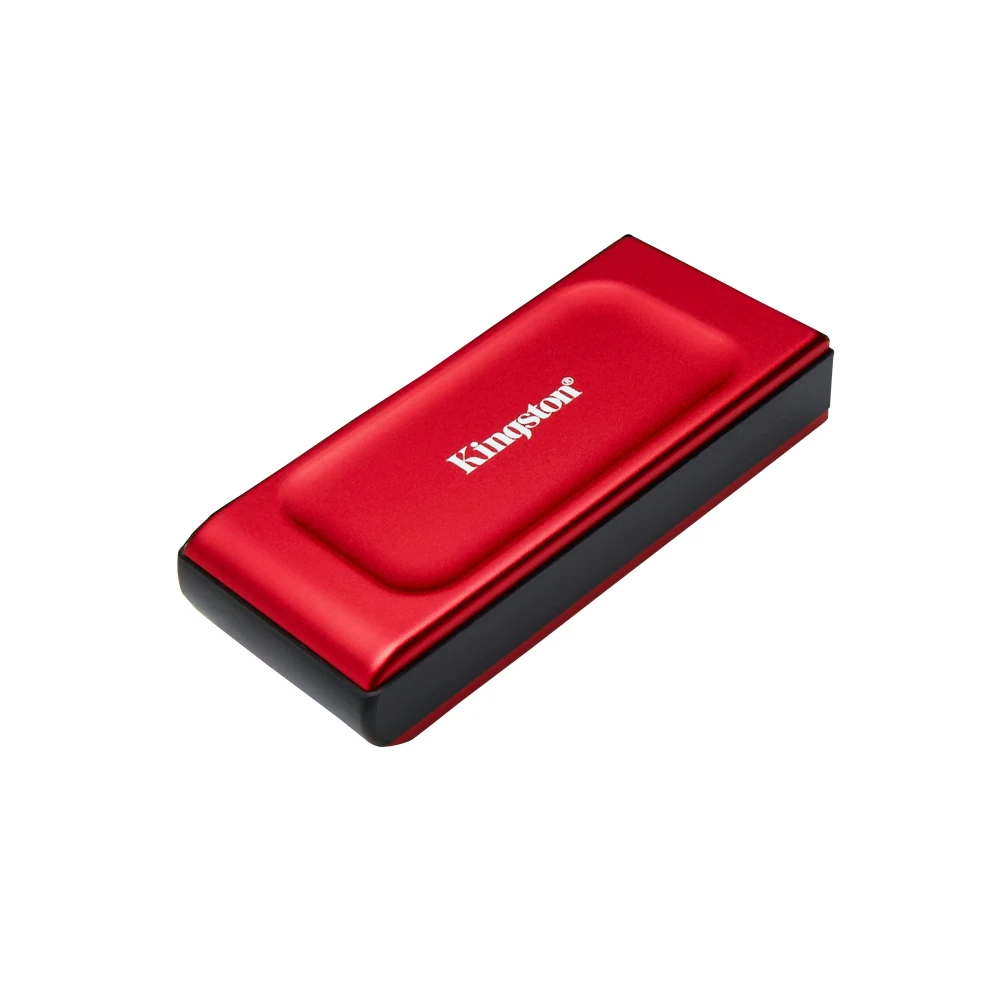Kingston XS1000 - SSD - 1 TB - external (portable) - USB 3.2 Gen 2 (USB-C connector) - red