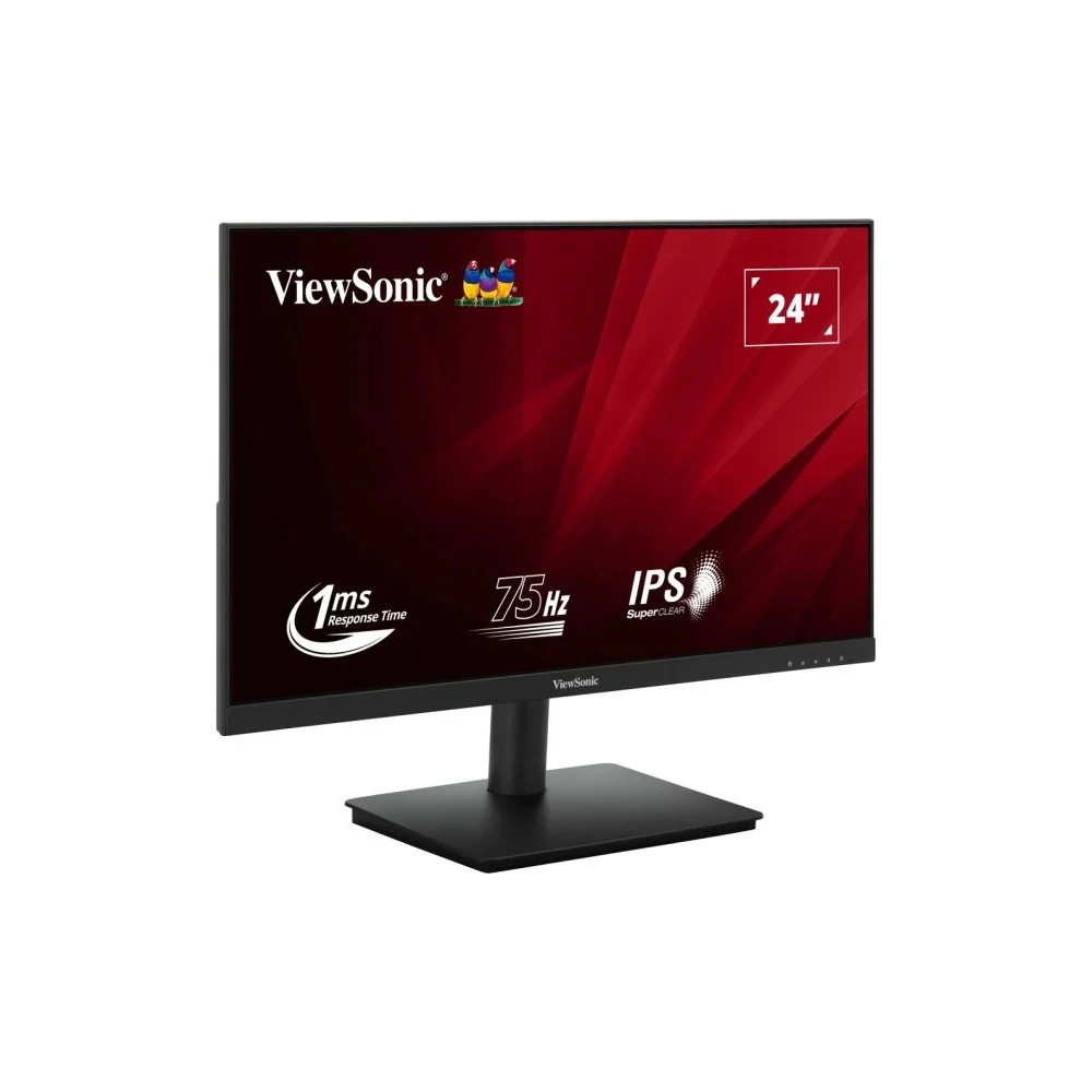 ViewSonic VA240-H-2 - LED monitor - 24" (23.8" viewable) - 1920 x 1080 Full HD (1080p) @ 75 Hz - IPS - 250 cd/m - 1000:1 - 1 ms - HDMI, VGA