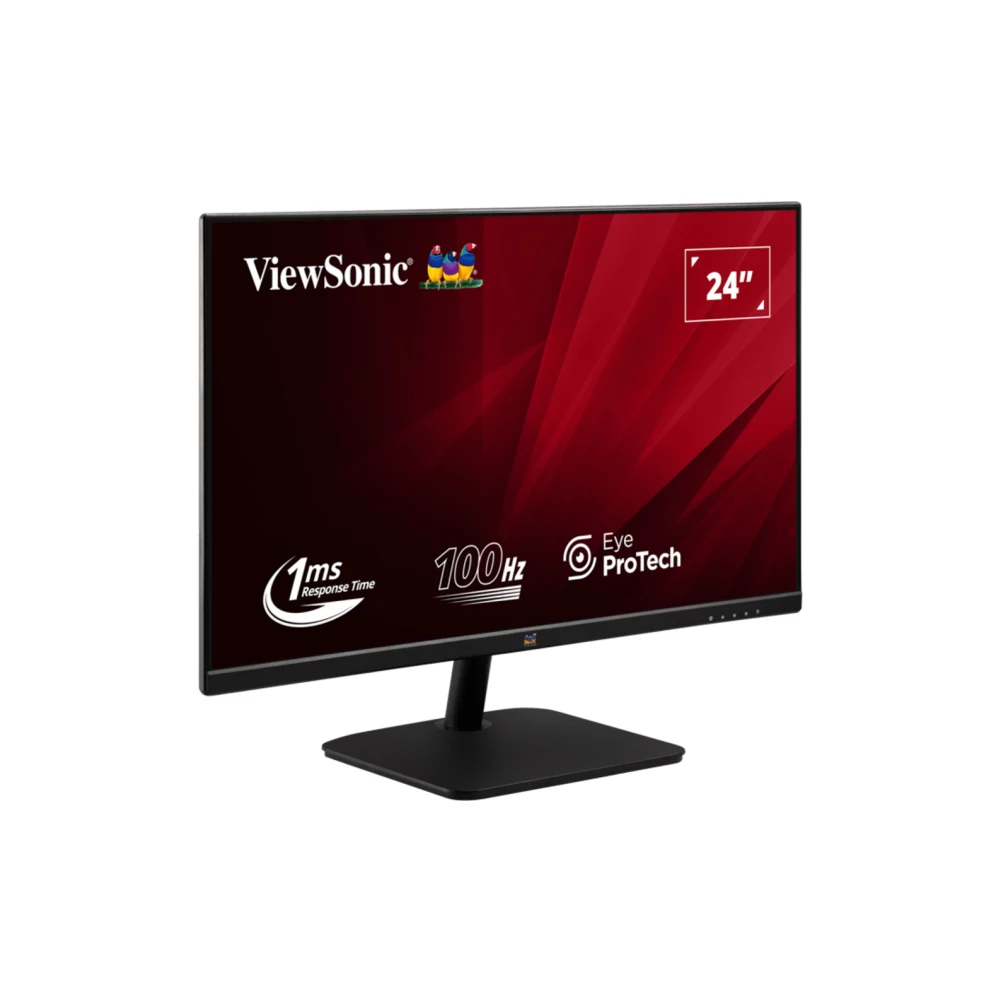 ViewSonic VA2432-H-2 - LED monitor - 24" (23.8" viewable) - 1920 x 1080 Full HD (1080p) - IPS - 250 cd/m - 1000:1 - 1 ms - HDMI, VGA