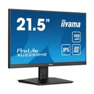 iiyama ProLite XU2293HS-B6 - LED monitor - 22" - 1920 x 1080 Full HD (1080p) @ 100 Hz - IPS - 300 cd/m² - 1000:1 - 1 ms - HDMI, DisplayPort - speakers - black, matte