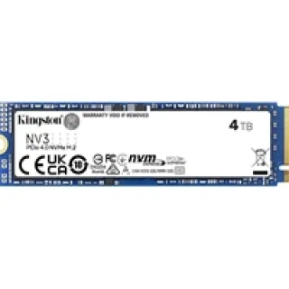 Kingston NV3 - SSD - 4 TB - internal - M.2 2280 - PCIe 4.0 x4 (NVMe)