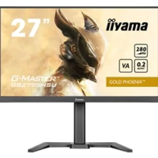 iiyama G-MASTER Gold Phoenix GB2795HSU-B1 - LED monitor - 27" - 1920 x 1080 Full HD (1080p) @ 280 Hz - VA - 300 cd/m² - 4000:1 - HDR10 - 0.2 ms - HDMI, DisplayPort - speakers - matte black