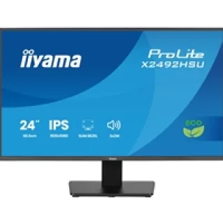 iiyama ProLite X2492HSU-B1 - LED monitor - 24" - 1920 x 1080 Full HD (1080p) @ 120 Hz - IPS - 300 cd/m² - 1500:1 - 3 ms - HDMI, DisplayPort - speakers - matte black