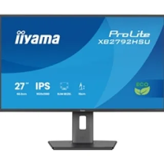 iiyama ProLite XB2792HSU-B1 - LED monitor - 27" - 1920 x 1080 Full HD (1080p) @ 120 Hz - IPS - 300 cd/m² - 1500:1 - 3 ms - HDMI, DisplayPort - speakers - black, matte