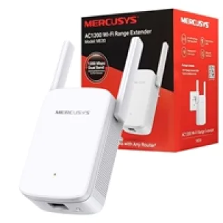 Mercusys ME30 V1.2 - Wi-Fi range extender - 100Mb LAN - Wi-Fi 5 - 2.4 GHz, 5 GHz - in wall