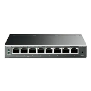 TP-Link Easy Smart TL-SG108PE - Switch - smart - 4 x 10/100/1000 (4 PoE+) + 4 x 10/100/1000 - desktop - PoE+ (64 W)