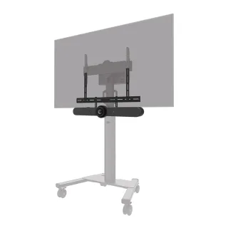 Neomounts AV30-500BL - Mounting kit (mount bracket) - for video bar - universal - black - screen size: 43"-110" - VESA-mountable