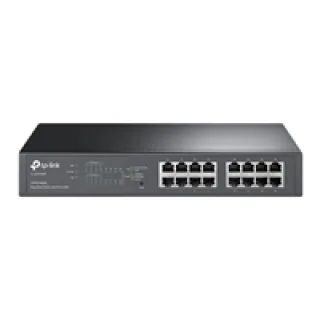 TP-Link TL-SG1016PE - Switch - smart - 8 x 10/100/1000 (PoE+) + 8 x 10/100/1000 - desktop, rack-mountable - PoE+ (110 W)