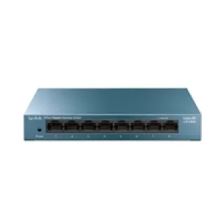 TP-Link LiteWave LS108G - Switch - unmanaged - 8 x 10/100/1000 - desktop - AC 220 V