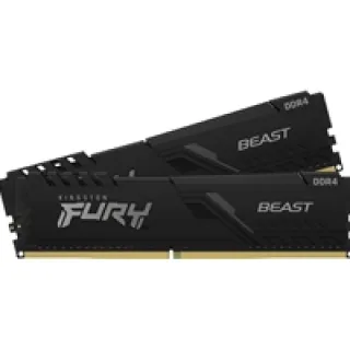 Kingston FURY Beast - DDR4 - kit - 64 GB: 2 x 32 GB - DIMM 288-pin - 3600 MHz / PC4-28800 - CL18 - 1.35 V - unbuffered - non-ECC - black