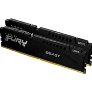 Kingston FURY Beast - DDR5 - kit - 16 GB: 2 x 8 GB - DIMM 288-pin - 5600 MHz / PC5-44800 - CL40 - 1.25 V - unbuffered - on-die ECC