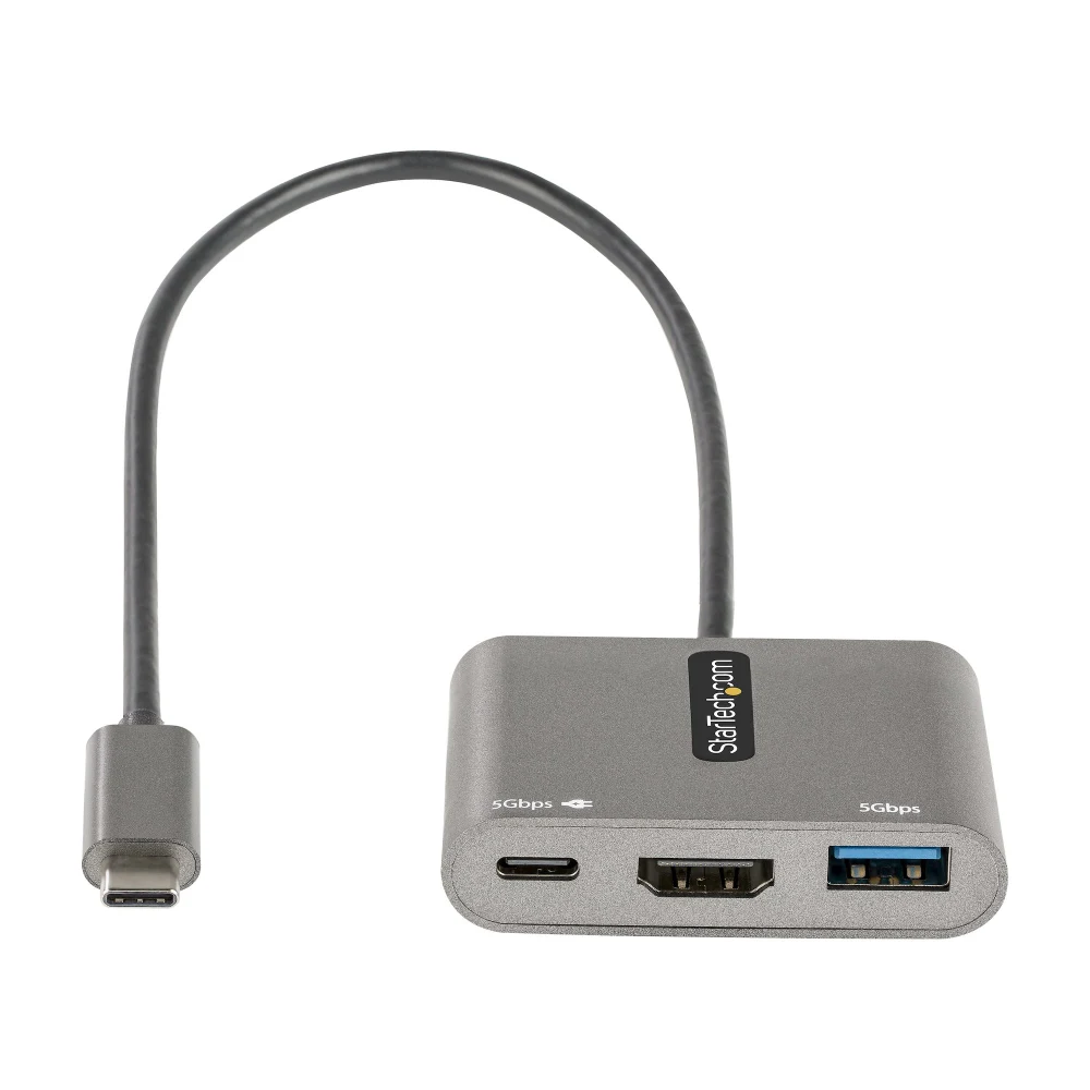 USB C MULTIPORT ADAPTER 100W PD 4K HDMI MINI TRAVEL DOCK W/ USB